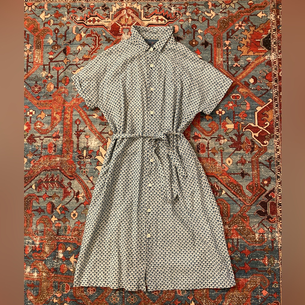 Blue Blue Japan Blue Cotton Dress